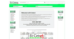 Desktop Screenshot of etcetera.co.uk